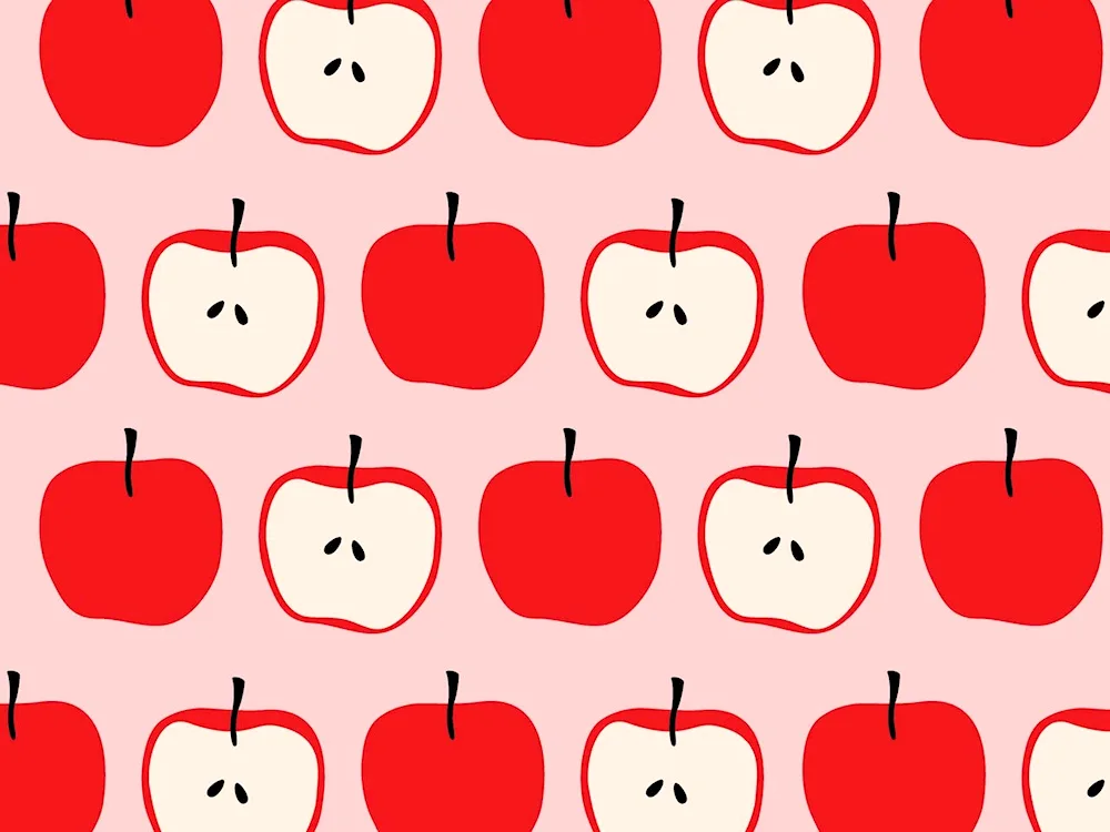 Apple in section
