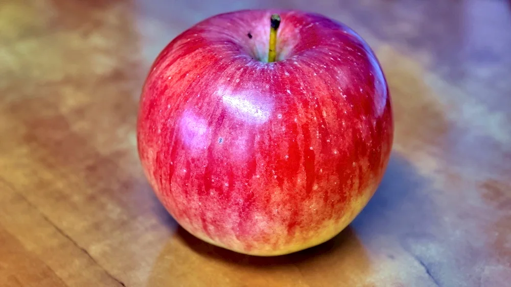 Apple. apple on the table