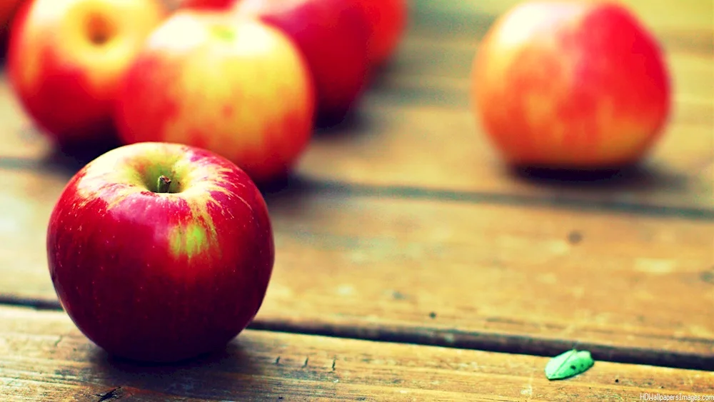 Apple on the table