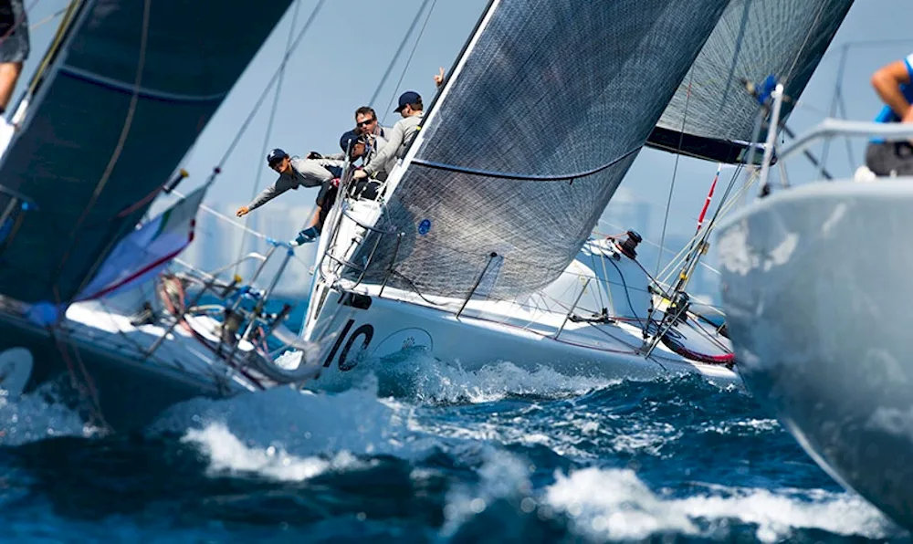 Yacht sailing regatta