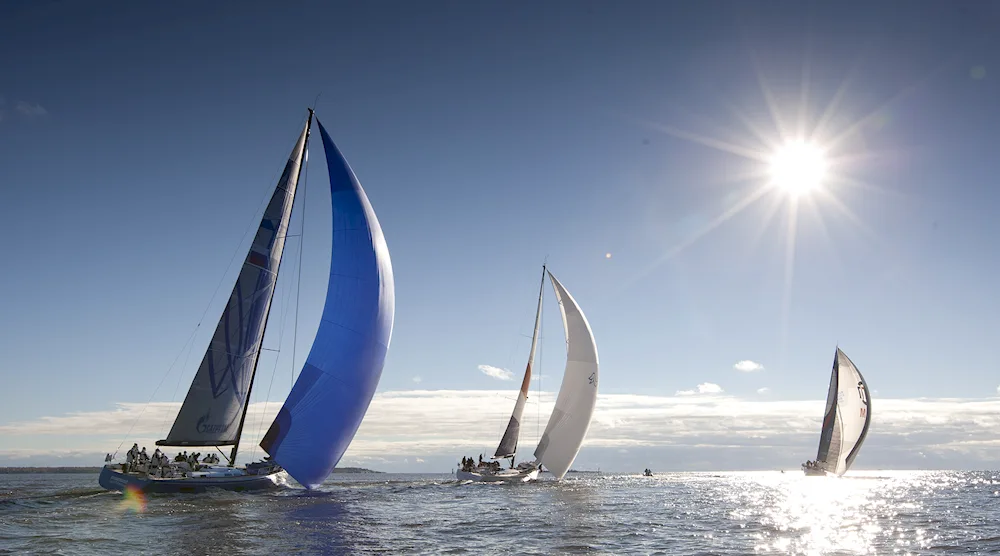 Yacht sailing regatta