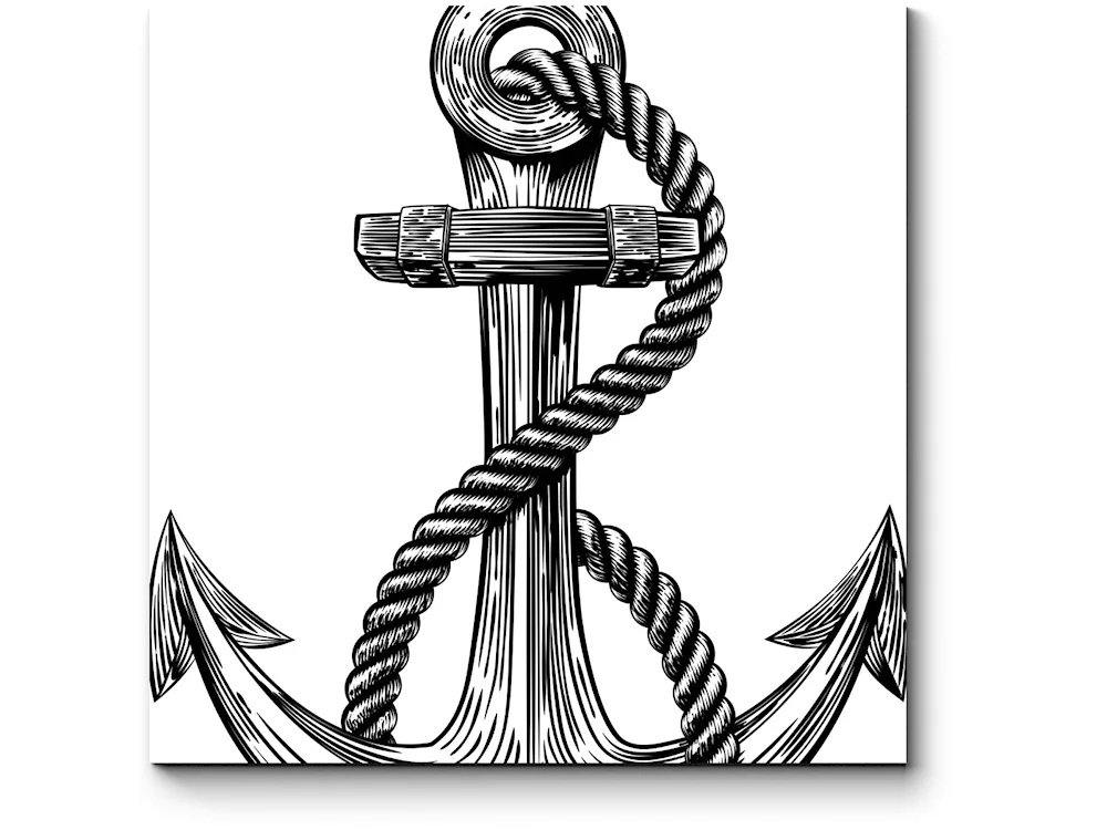 Anchor with chain
