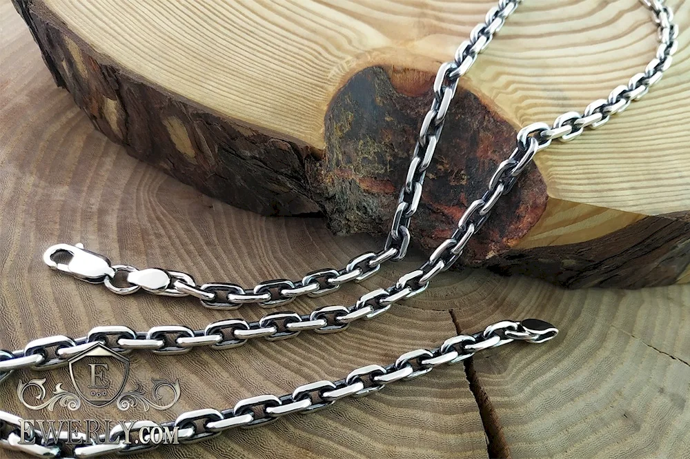 Silver Anchor chain