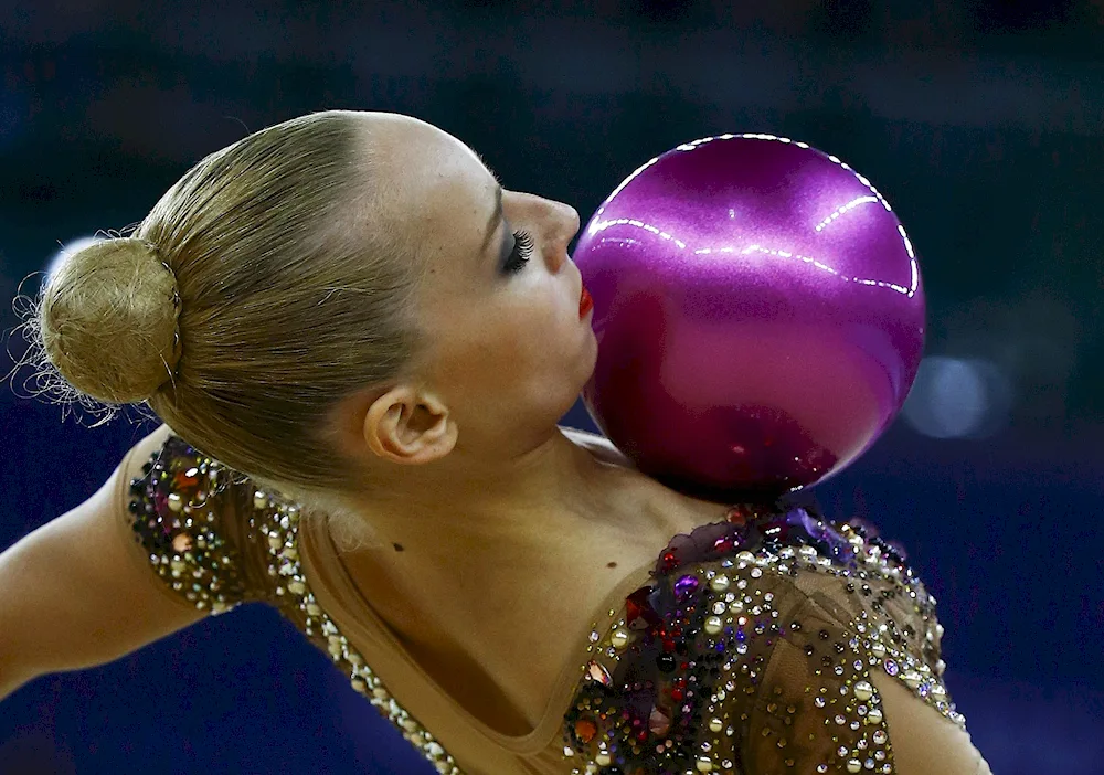 Beautiful bun on the head