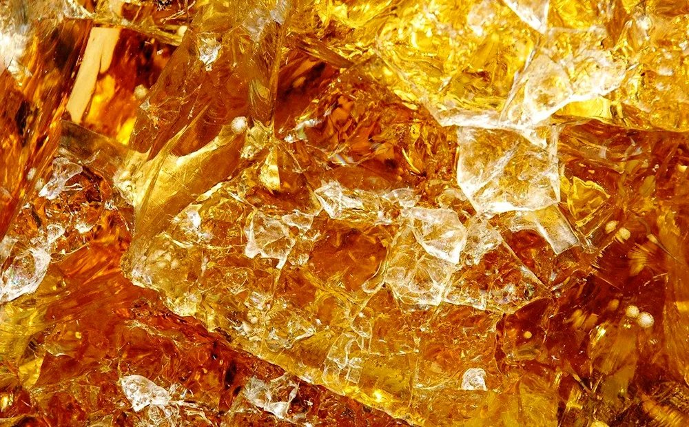 Amber citrine stone