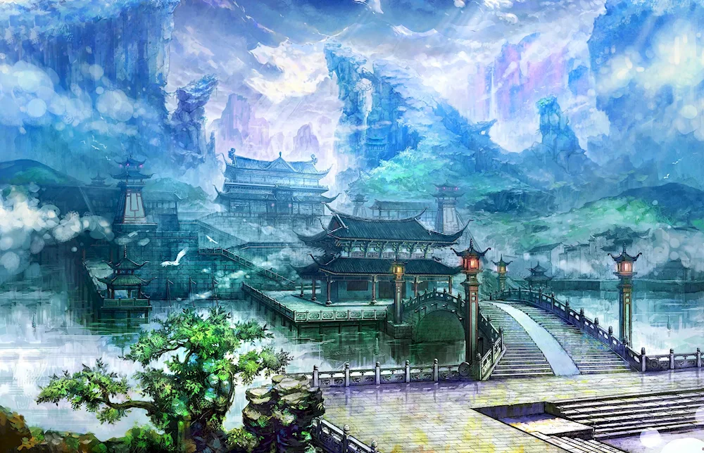 Japanese jade palace