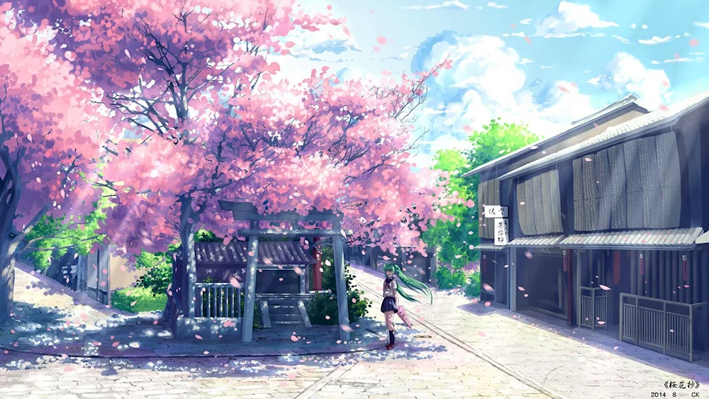 Japan Sakura anime