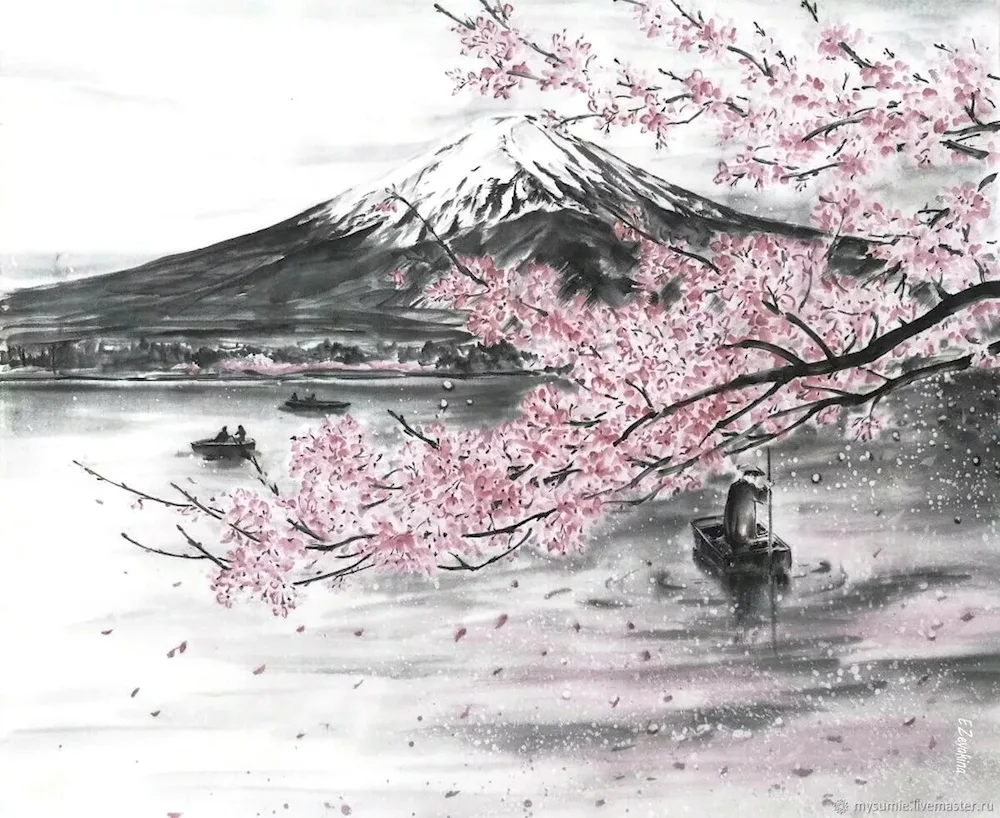 Sakura drawing