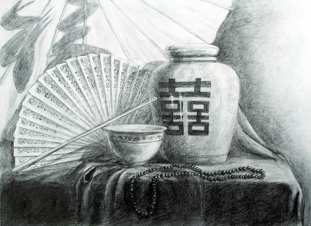 Ink still life