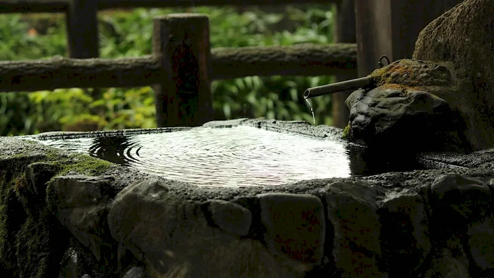 Japanese stone garden