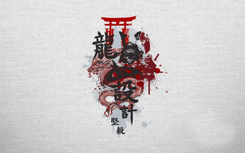 Japanese Samurai Bushido symbol