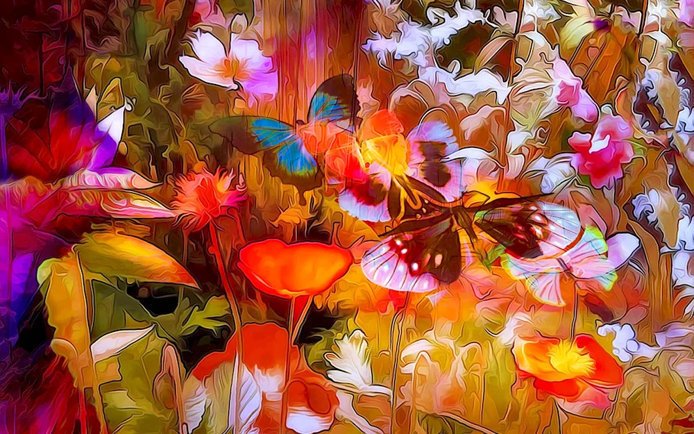 Artist Pavel Guzenko butterflies