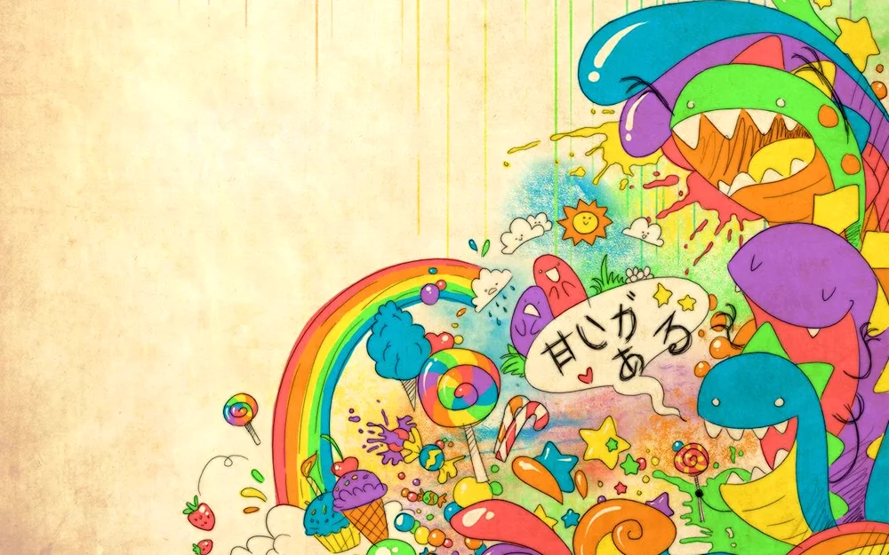 Bright wallpaper