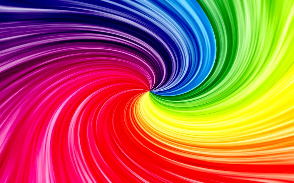 A rainbow in nature