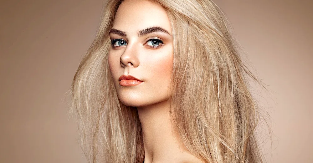 Bright hair background