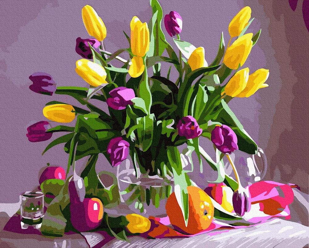 Bright spring bouquet