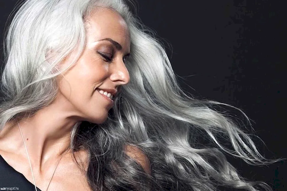 Grey hair colouring