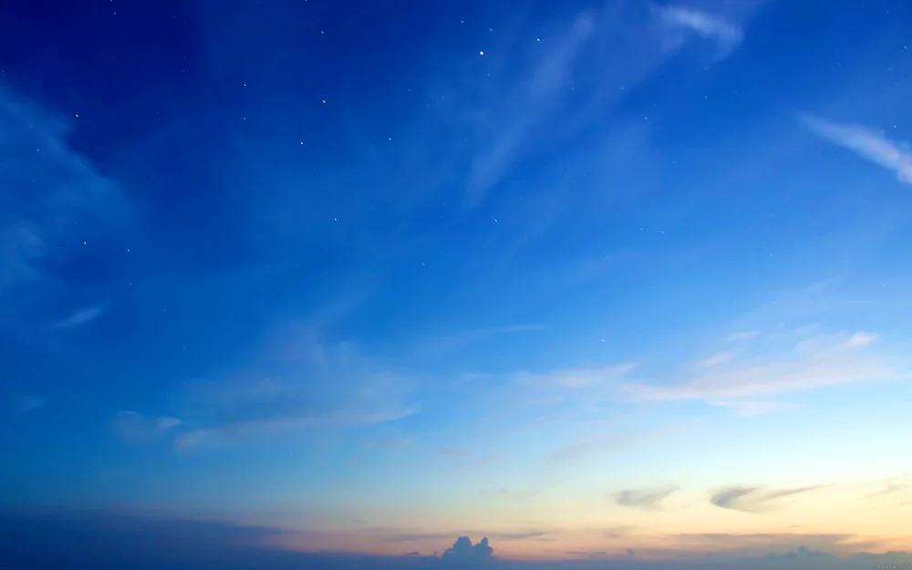 Sky with clouds