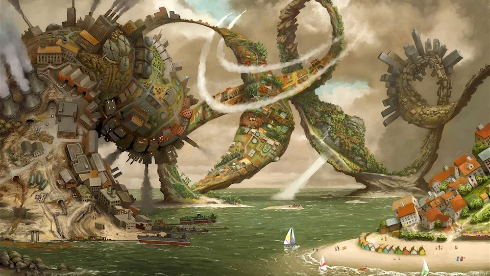 Fantastic marine landscapes