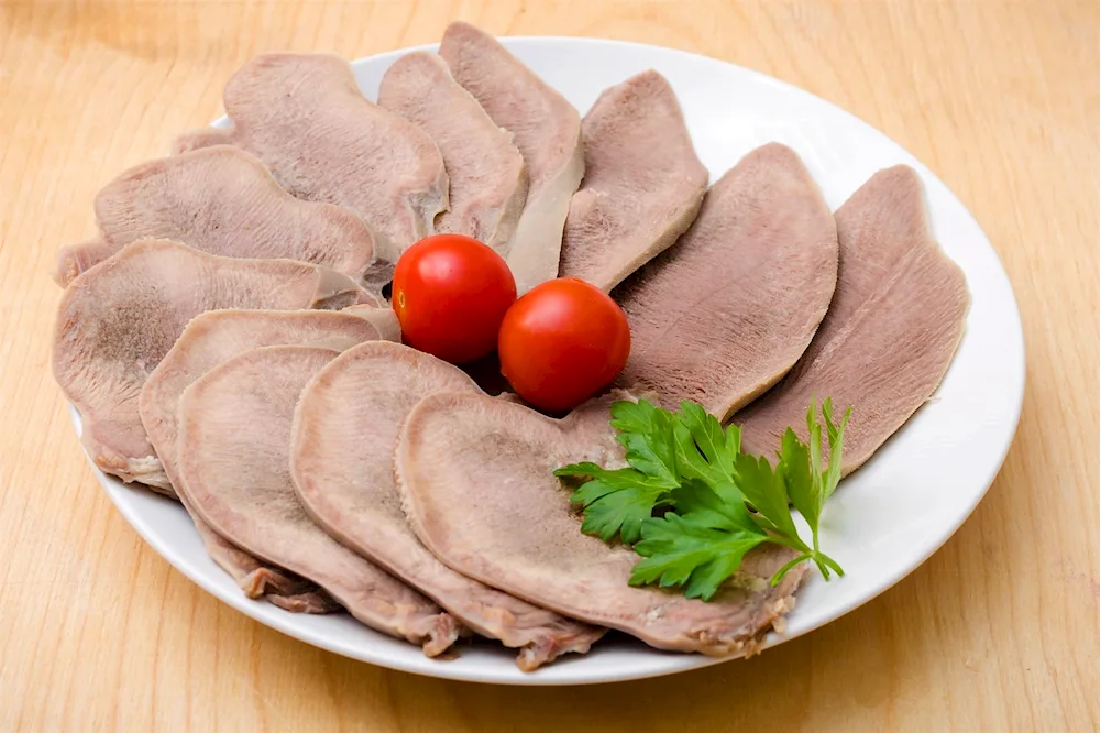 Boiled tongue