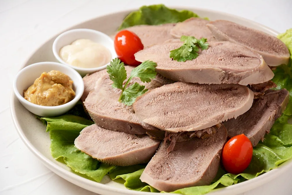 Boiled tongue