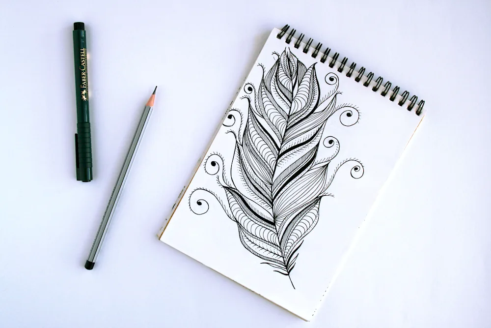 Non-common pencil drawings