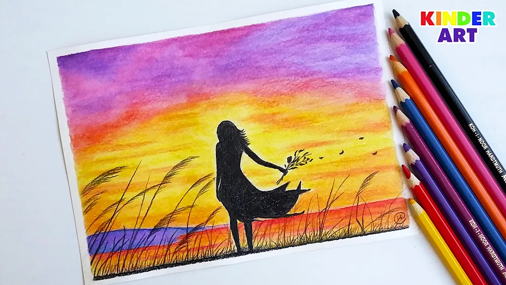Landscape drawing