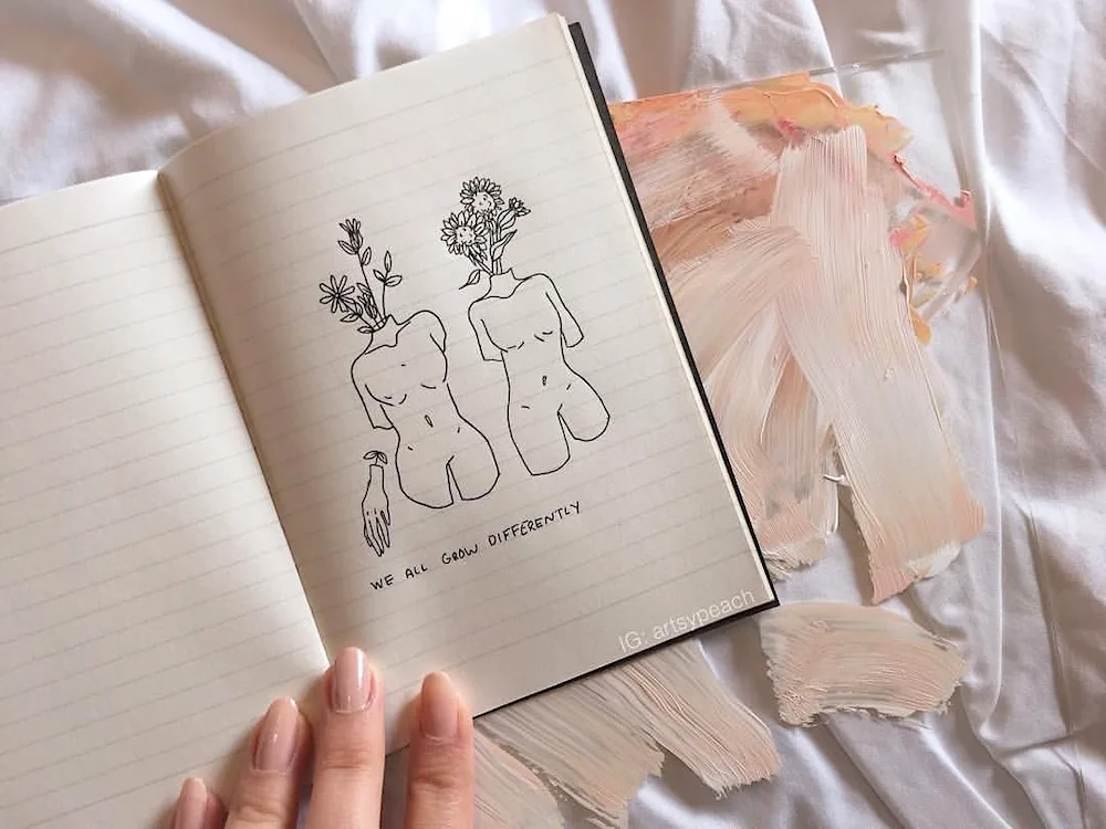 Simple sketchbook drawings