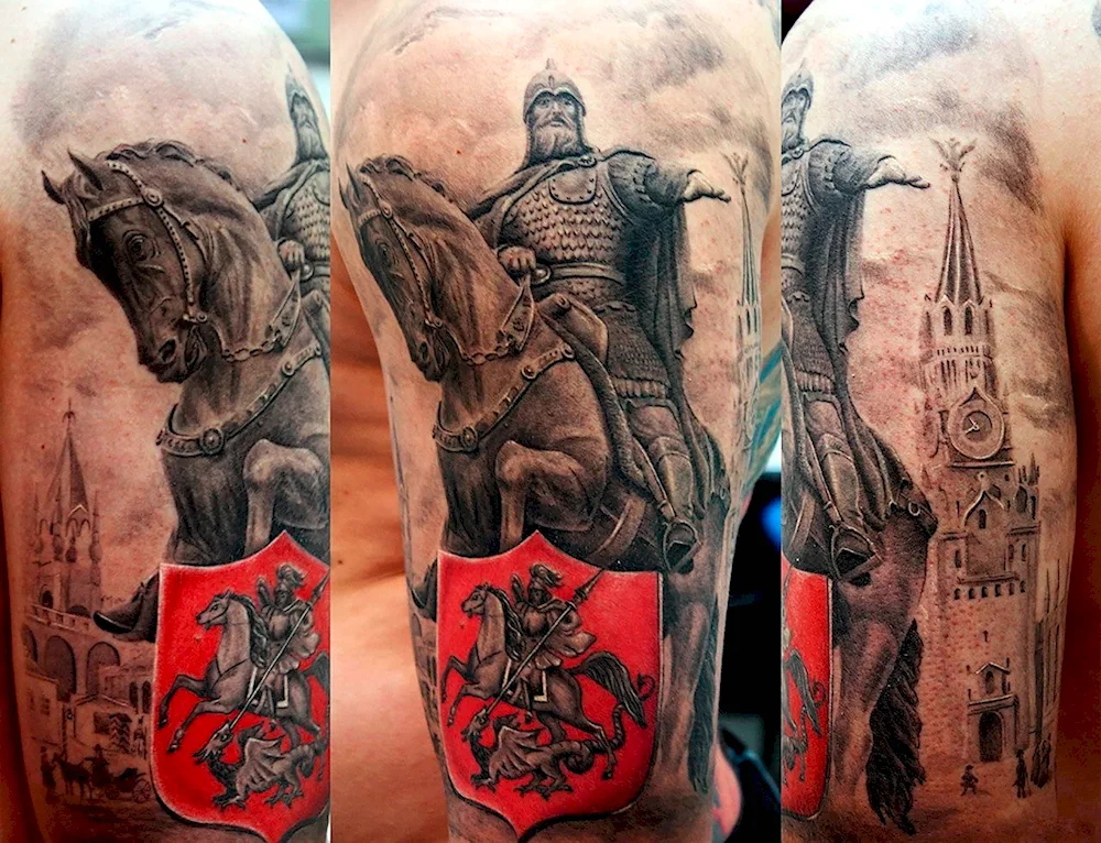 Idol of Perun tattoo