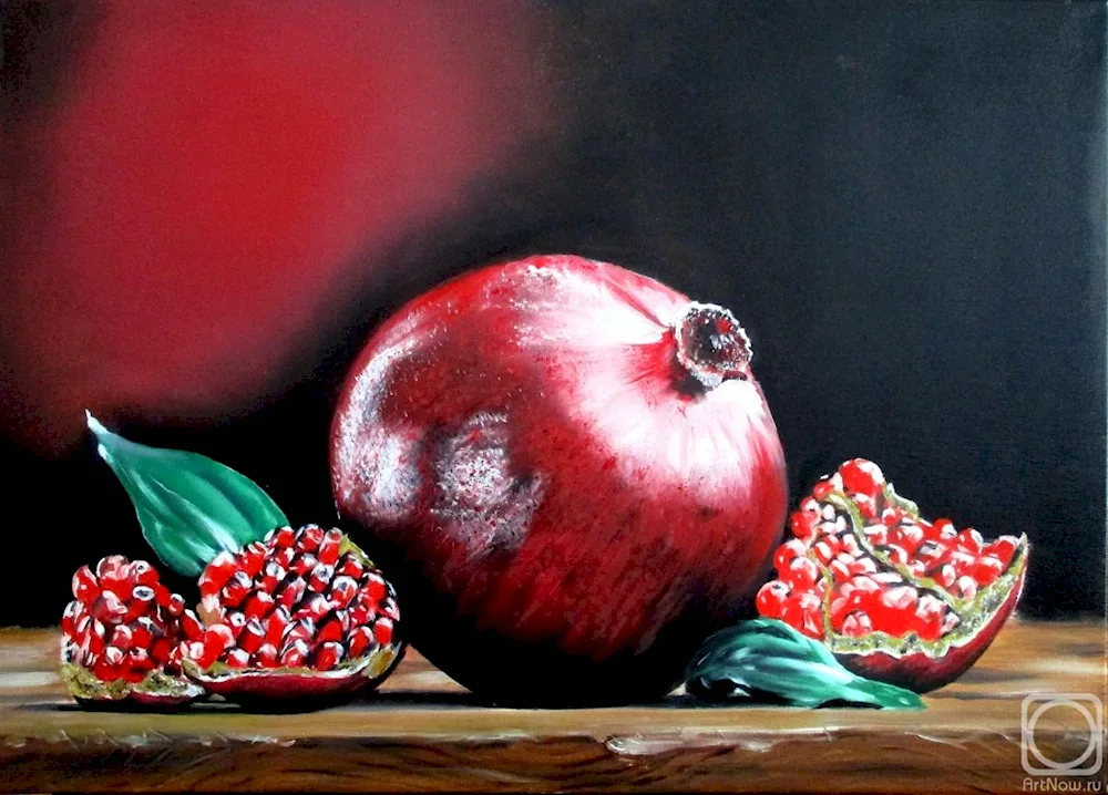 Igor Gribanov painter pomegranate