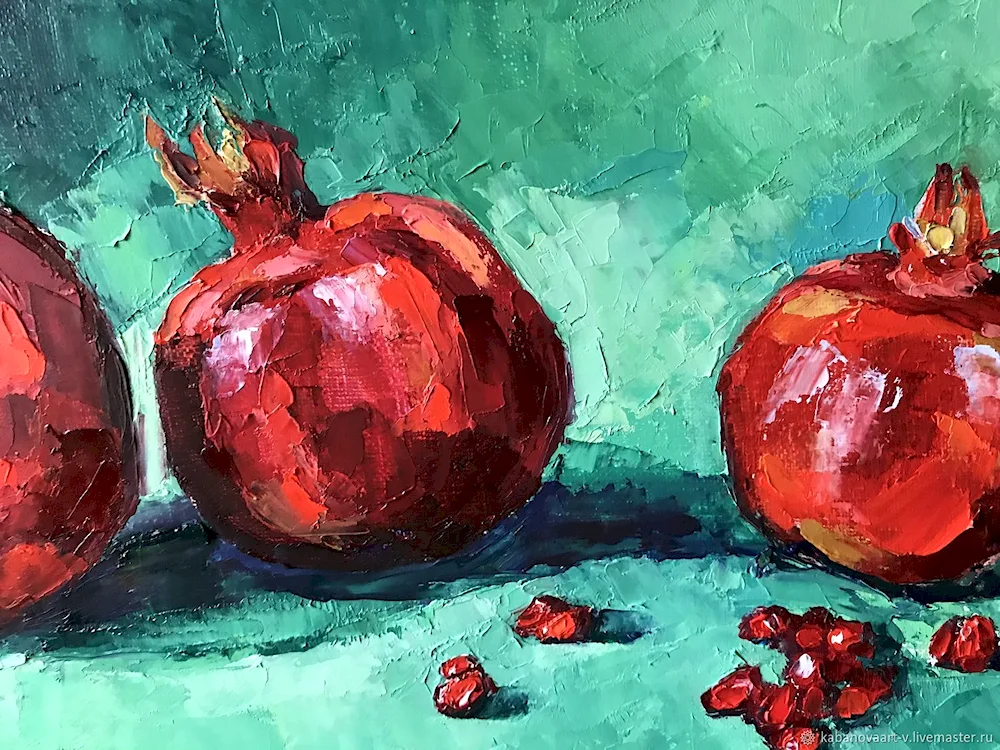 Igor Gribanov artist pomegranate