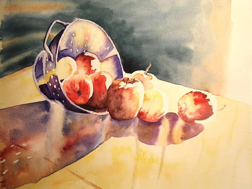 Igor Manuhov Manukhov watercolour still life