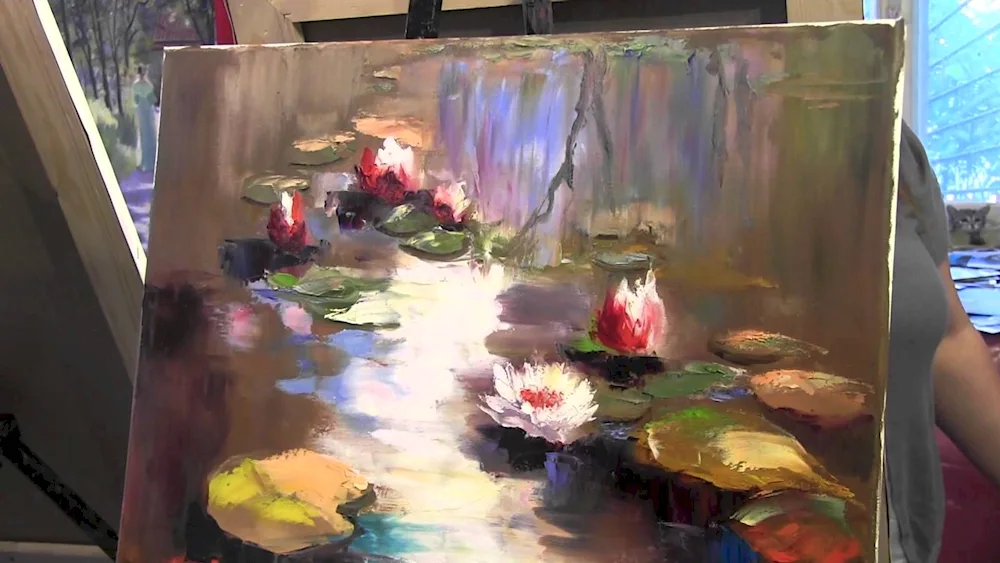 Master class mountain oil paintings Igor Sakharov