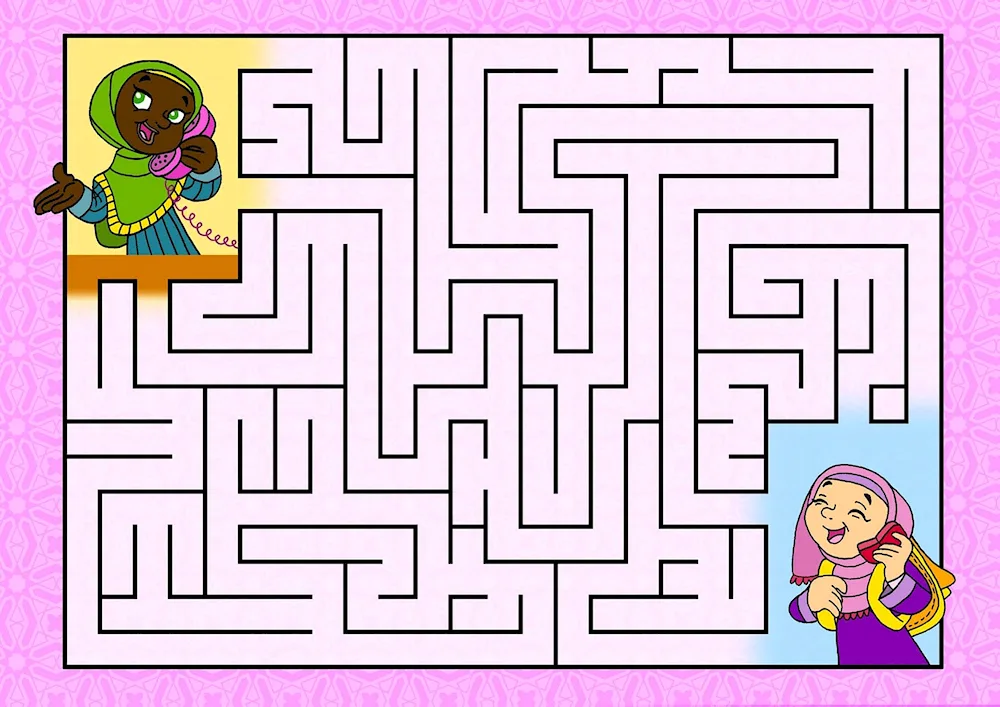 Labyrinth game for kids 5 years old