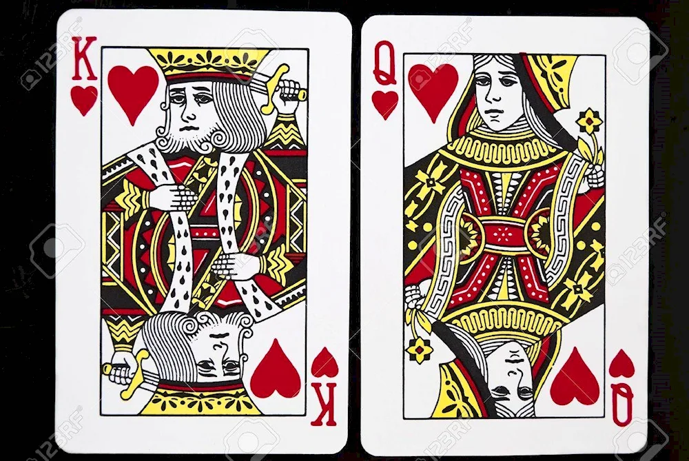 Jack of Hearts and King playing cardsJack of Hearts Lady and King playing cardsSkeleton King and Two Ladies playing cards King of Hearts tattoo King and Queen of Hearts cards. King and Queen