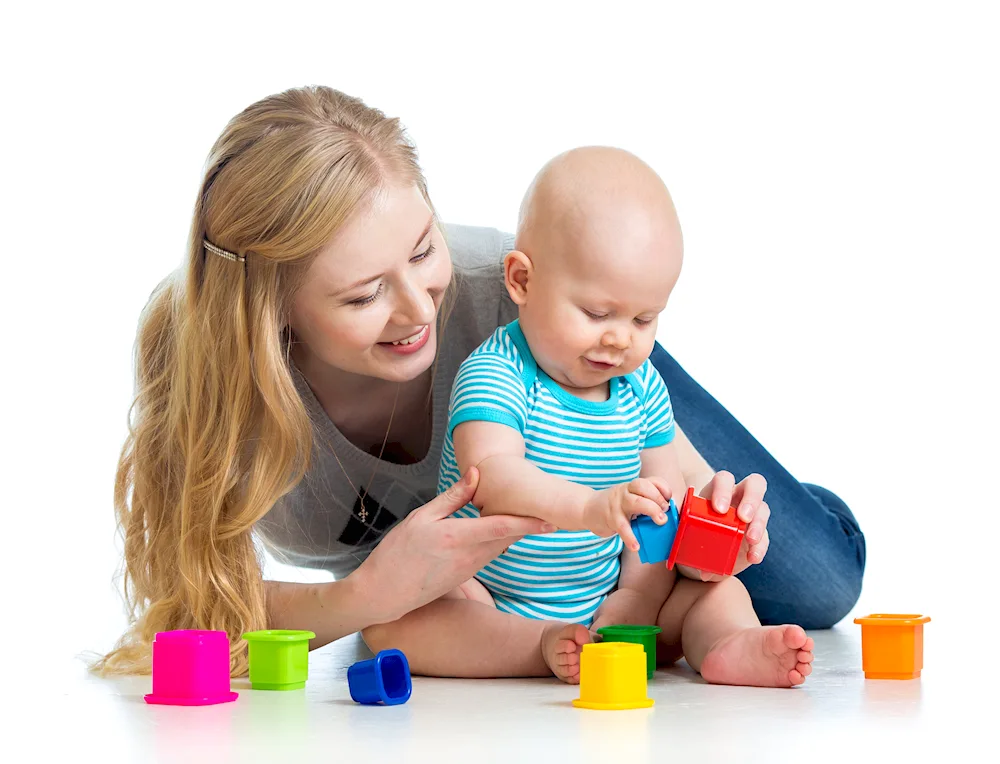 Nanny with children