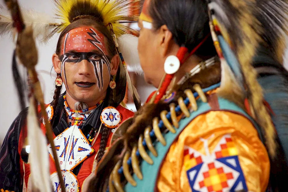 Artist Michael Hague Indians
