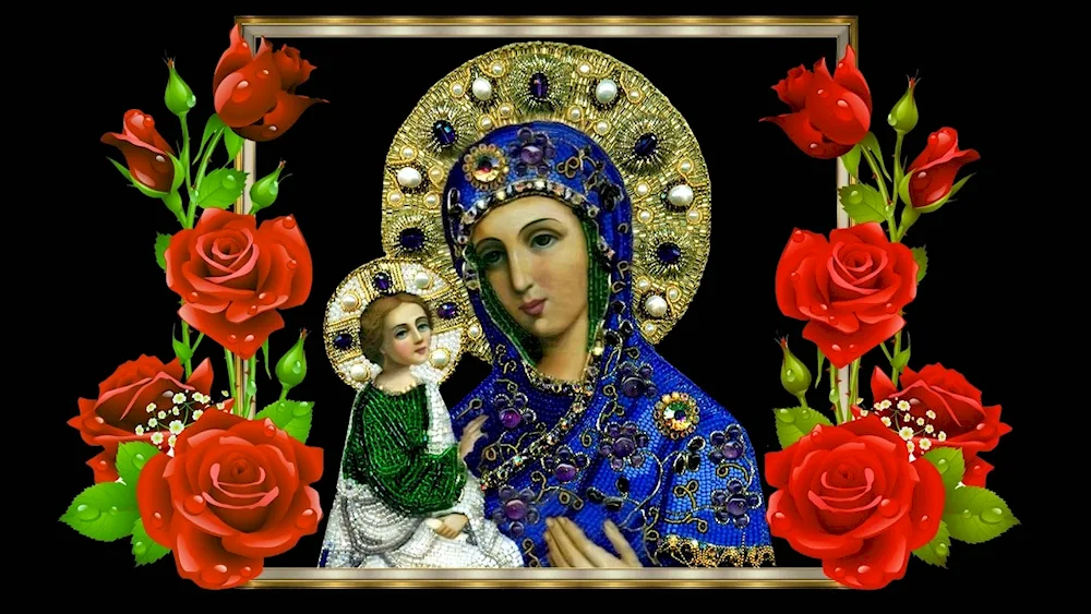 The Icon of Kazan Mother of God Pravikon