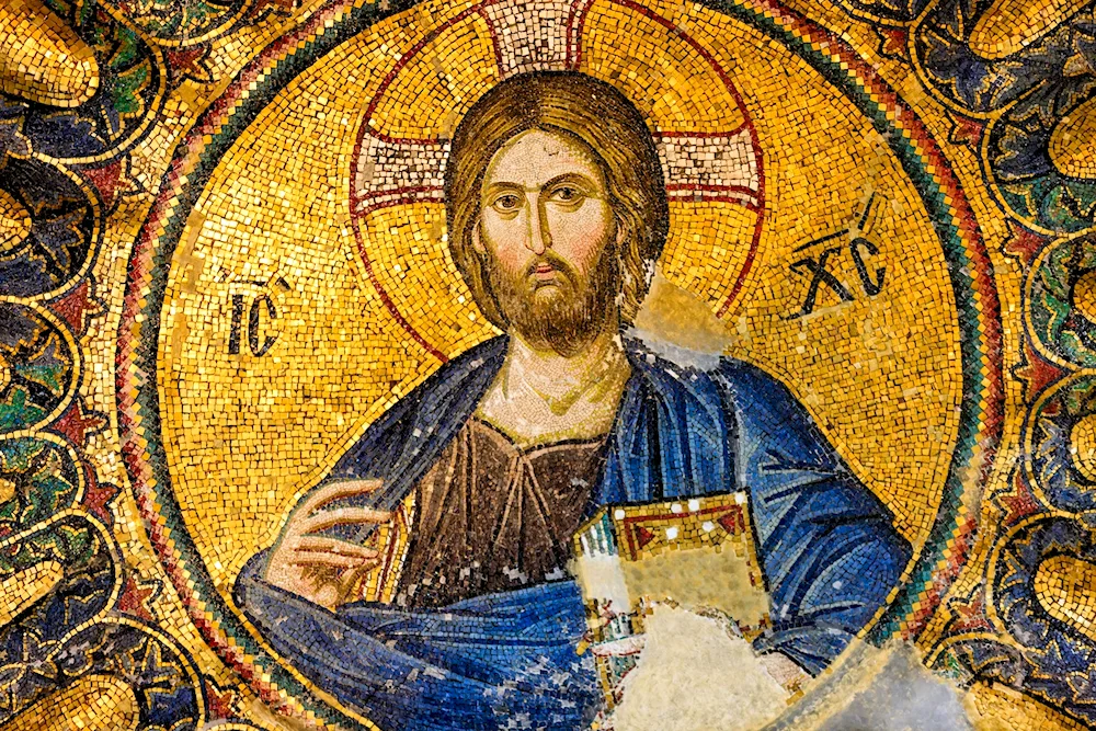 Icon Christ Pantocrator Byzantium