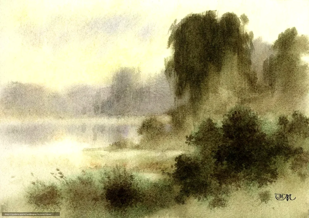 Ilya Ibyaev watercolour painting