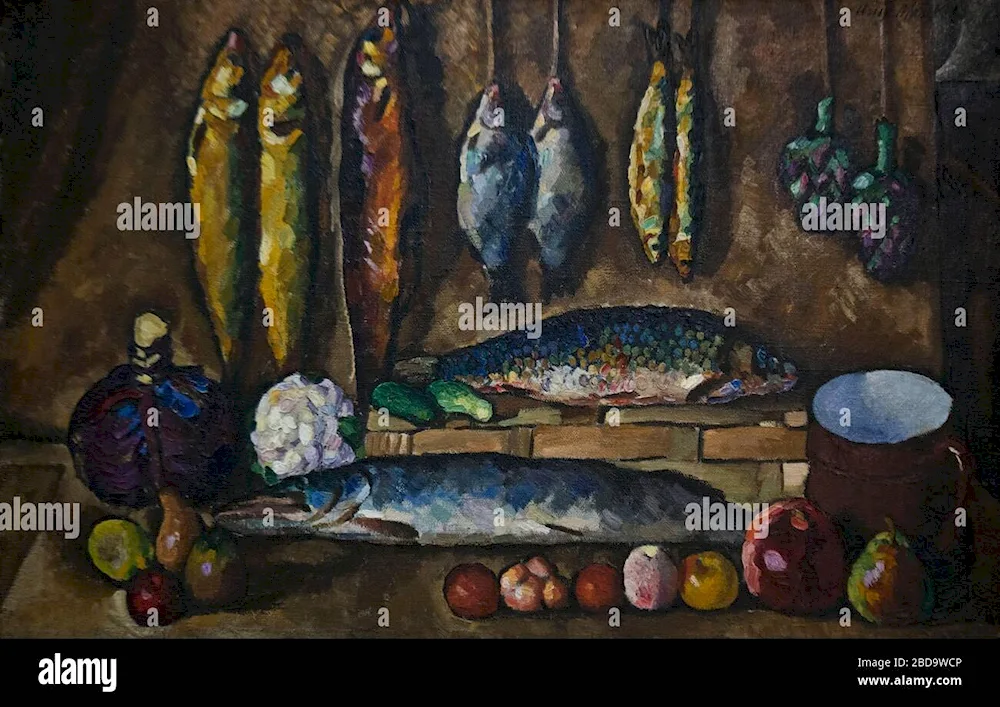 Mashkov snack Moscow bread painting