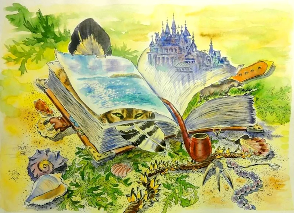 Drawing a book of monsters from Harry Potter