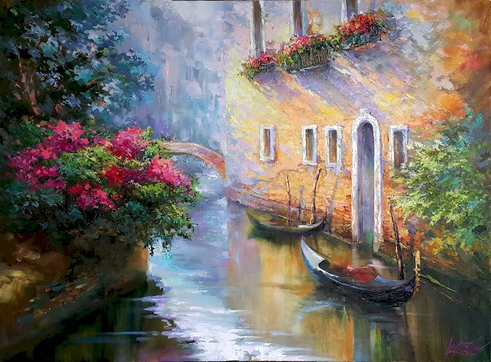Impressionist canals of Venice