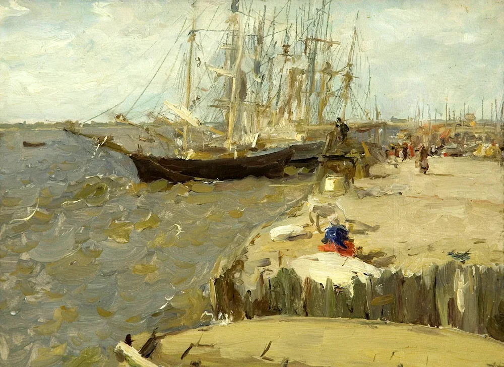 Harbour in Norway Korovin