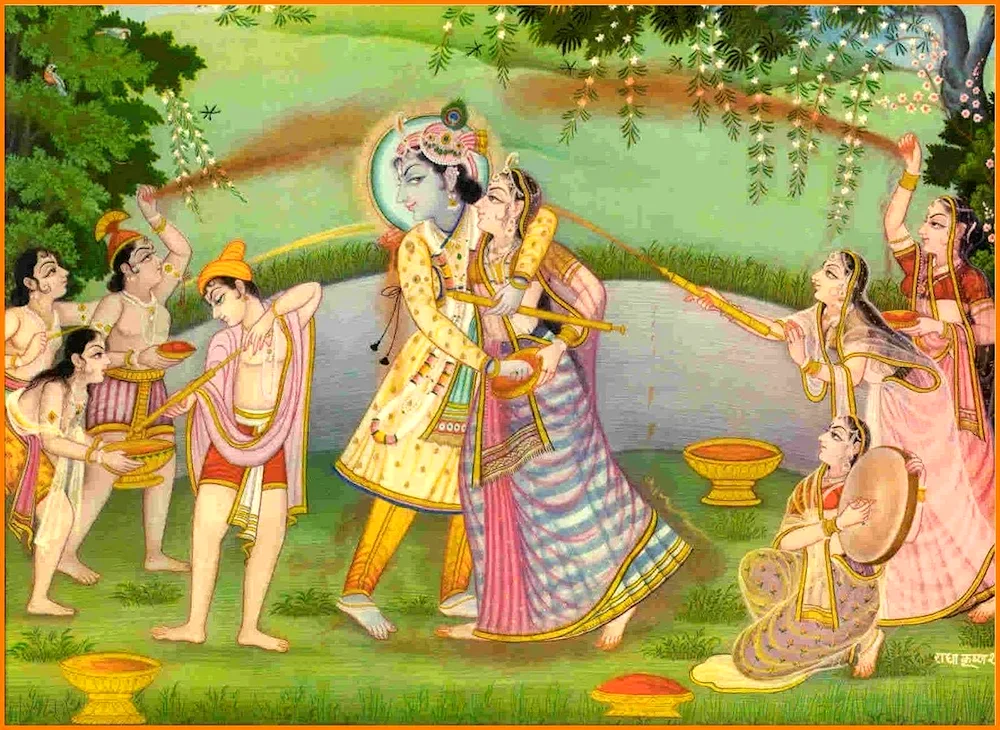 Krishna Arjuna Bhagavad Gita