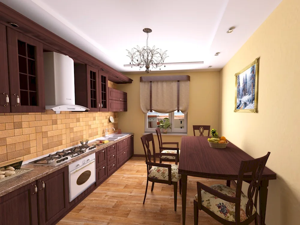 Budget kitchen interior