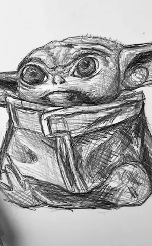 Yoda pencil