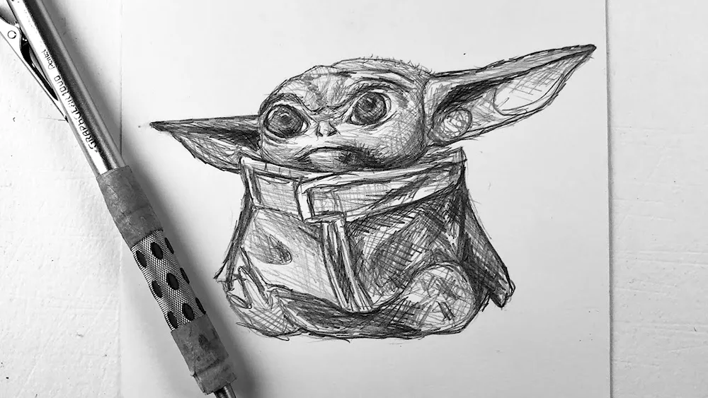 Yoda pencil