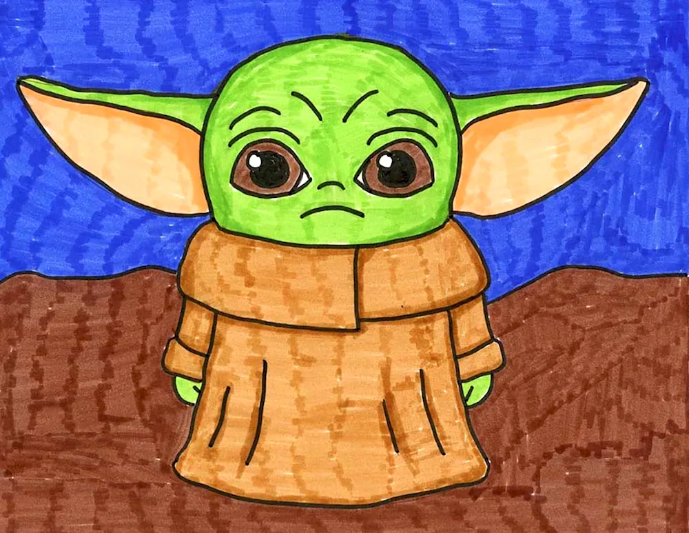 Yoda cartoon