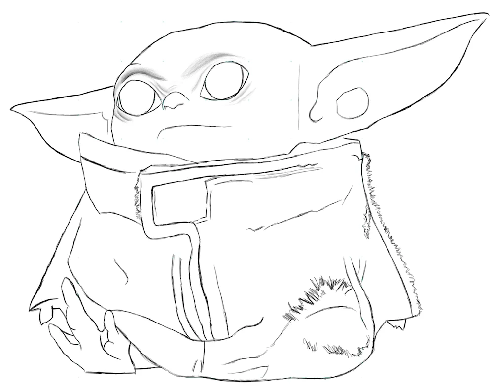 Yoda colouring